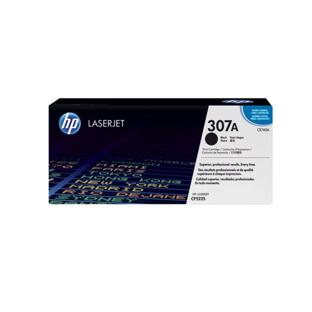 Genuine HP 307A Black LaserJet Toner Cartridge (New, Factory Sealed Original HP CE740A 7,000 Pages Single Pack HEWCE740A BlackBlack)