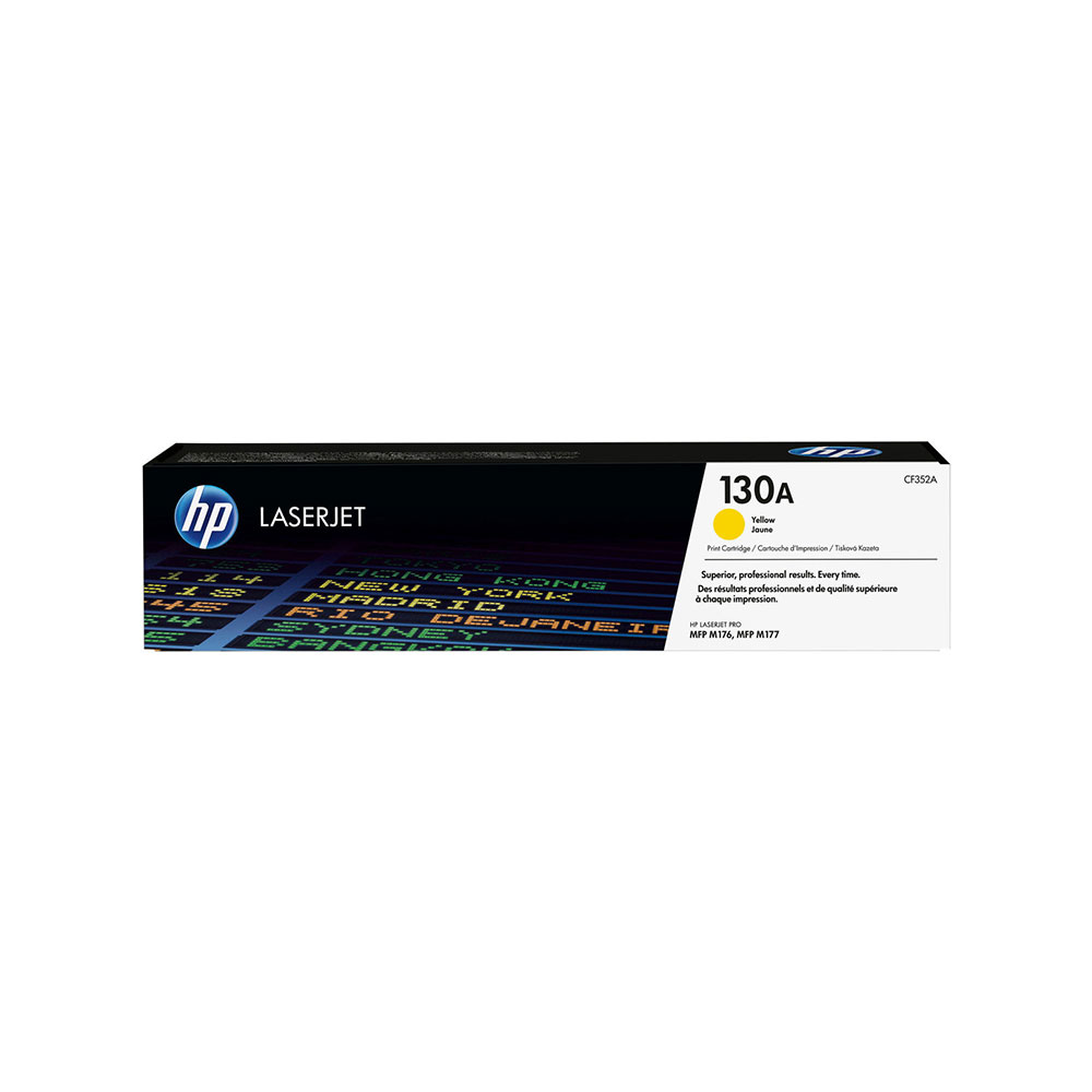Genuine HP 130A Yellow LaserJet Toner Cartridge (CF352A)