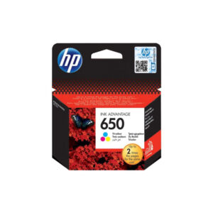 Genuine HP 650 Tri-colour Ink Cartridge (CZ102AE)