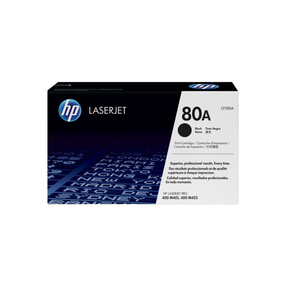 Genuine HP 80A Black LaserJet Toner (CF280A)