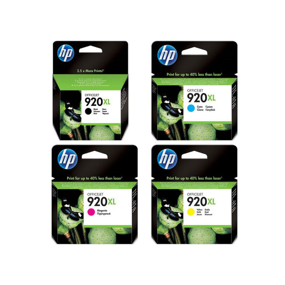 Genuine HP 920XL Ink Cartridge Bundle