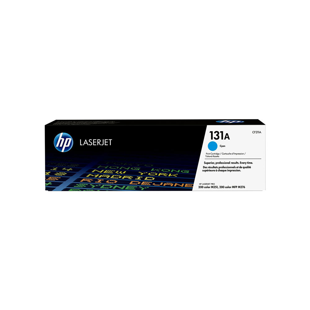 Genuine HP 131A Cyan LaserJet Toner Cartridge (CF211A)
