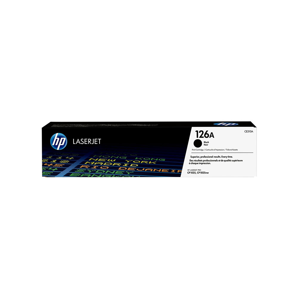 Genuine HP 126A Black LaserJet Toner Cartridge (CE310A)