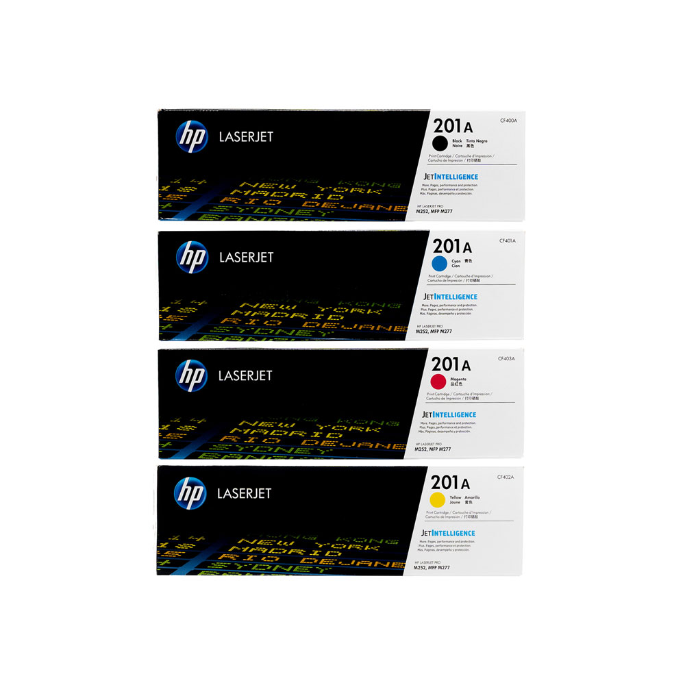 Genuine HP 201A 400/401/402/403 Full Set B/C/Y/M Toner Cartridge