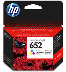 Original HP 652 Tri Colour Ink Cartridge (F6V24AE)